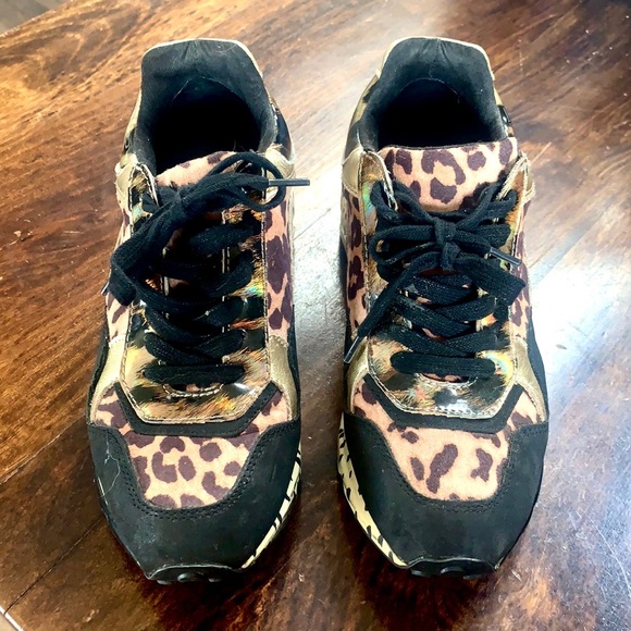 STEVE MADDEN Womens Cliff Animal Sneaker, size 7 - Picture 4 of 7